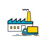 ad Mirabilia - Icona Logistica, trasporti e industria | Logistic, transport and manufacturing icon